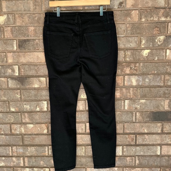 LC Lauren Conrad Black Mid Rise Stretch Skinny Jeans Size 12 - Picture 5 of 12